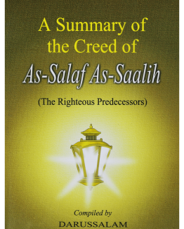 A Sumary Of The Creed Salaf Saalih