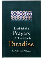 Establish The prayers And The Prize is paradise